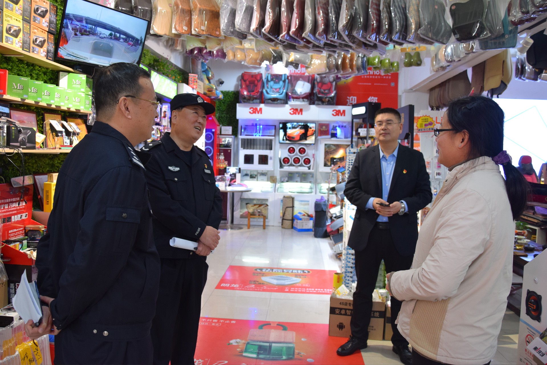 青岛市公安局城阳分局党委副书记,政委邱绍博调研指导